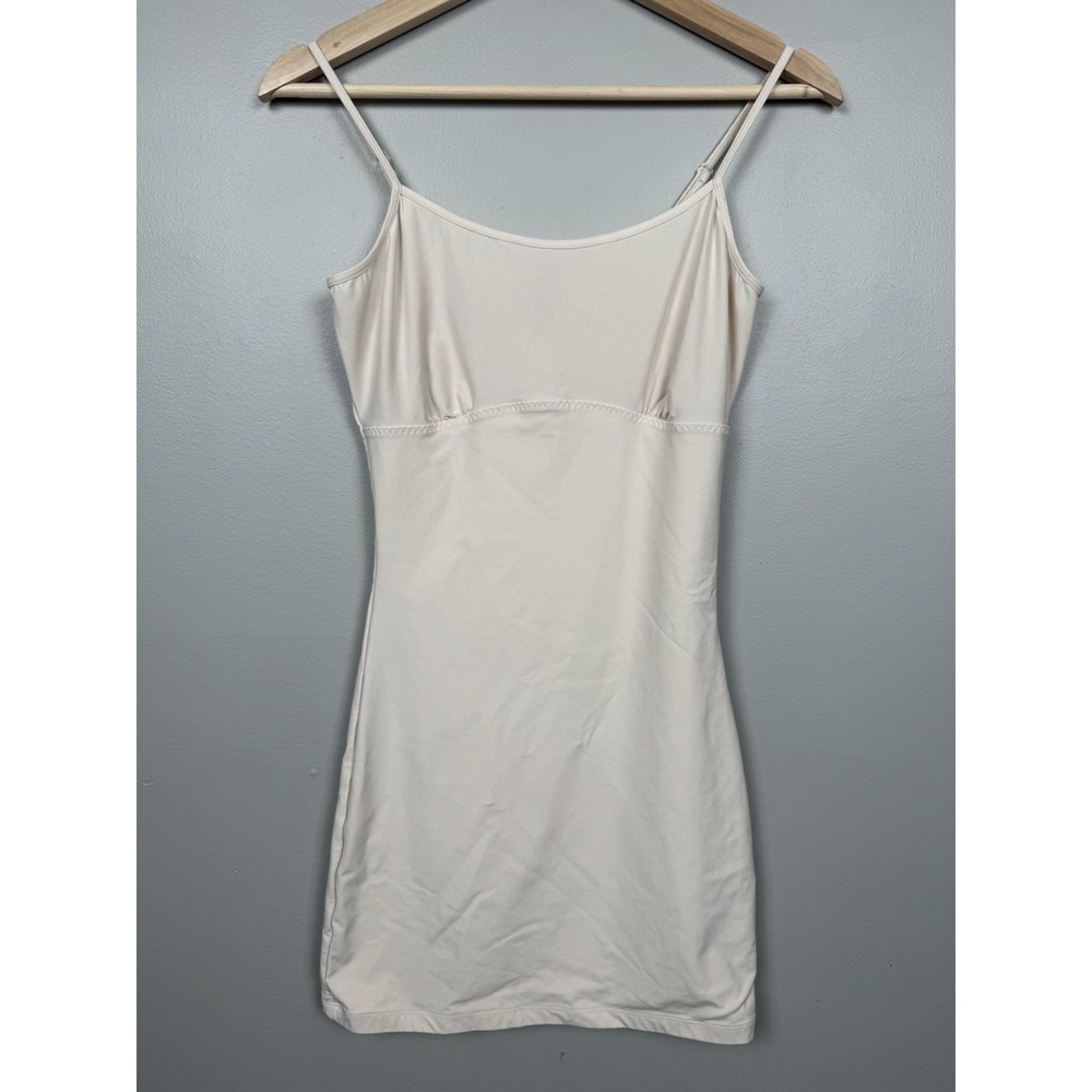 Spanx Spoil Me Cotton Shaping Slip Dress Adjustable Strap‎ Shapewear Bodycon Lg